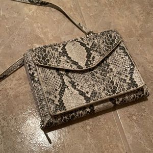 Francesca’s Crossbody Clutch (Snake Print)